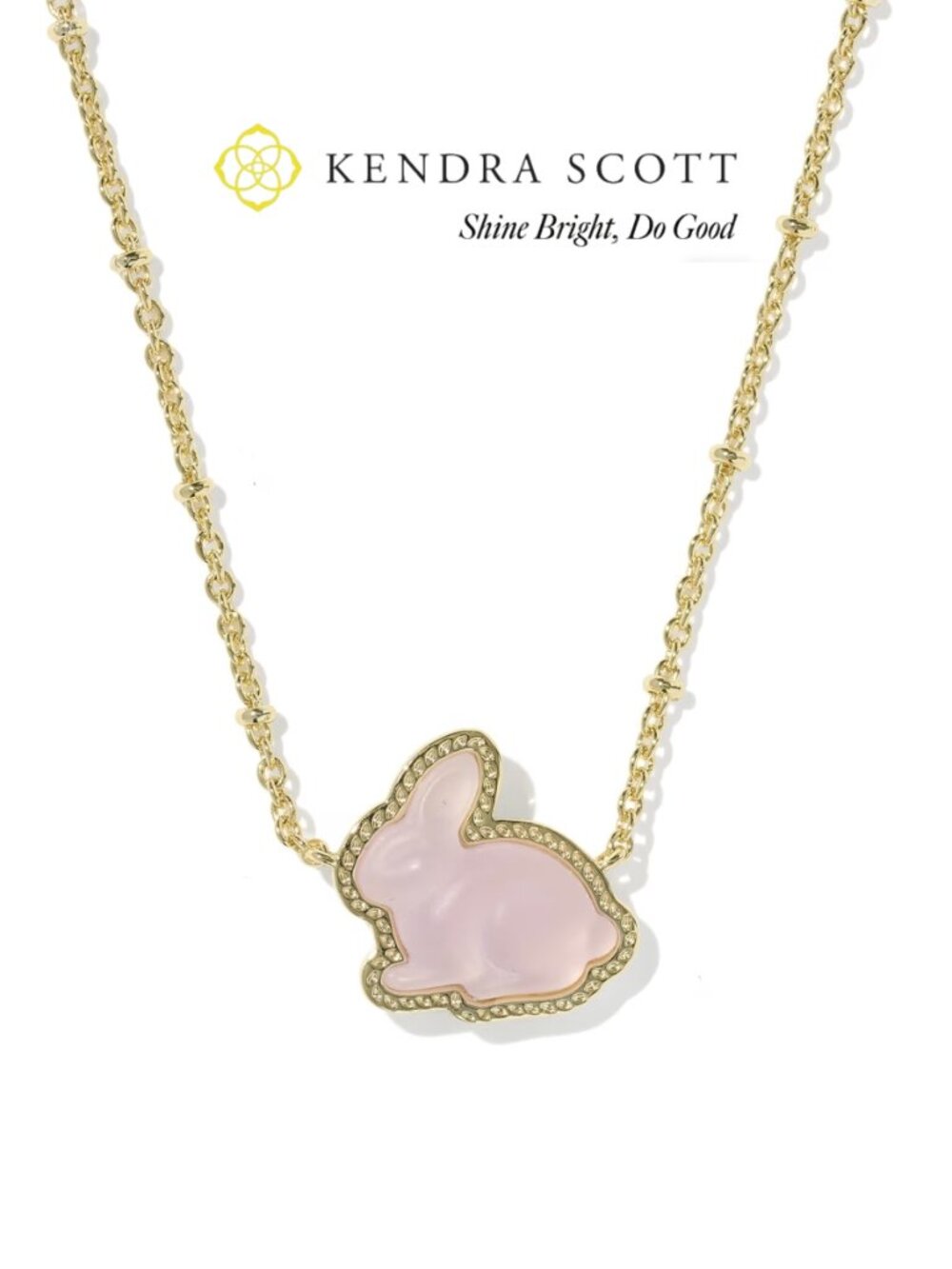 NWT Kendra Scott x Bunny Short Pendant Necklace